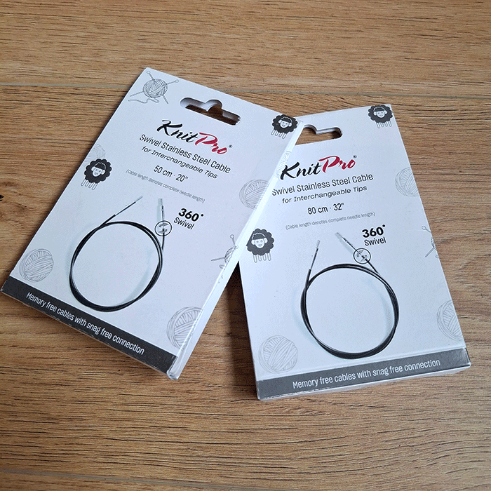 Knit Pro Nadelseil 360 swivel Yuniku Systemstricken