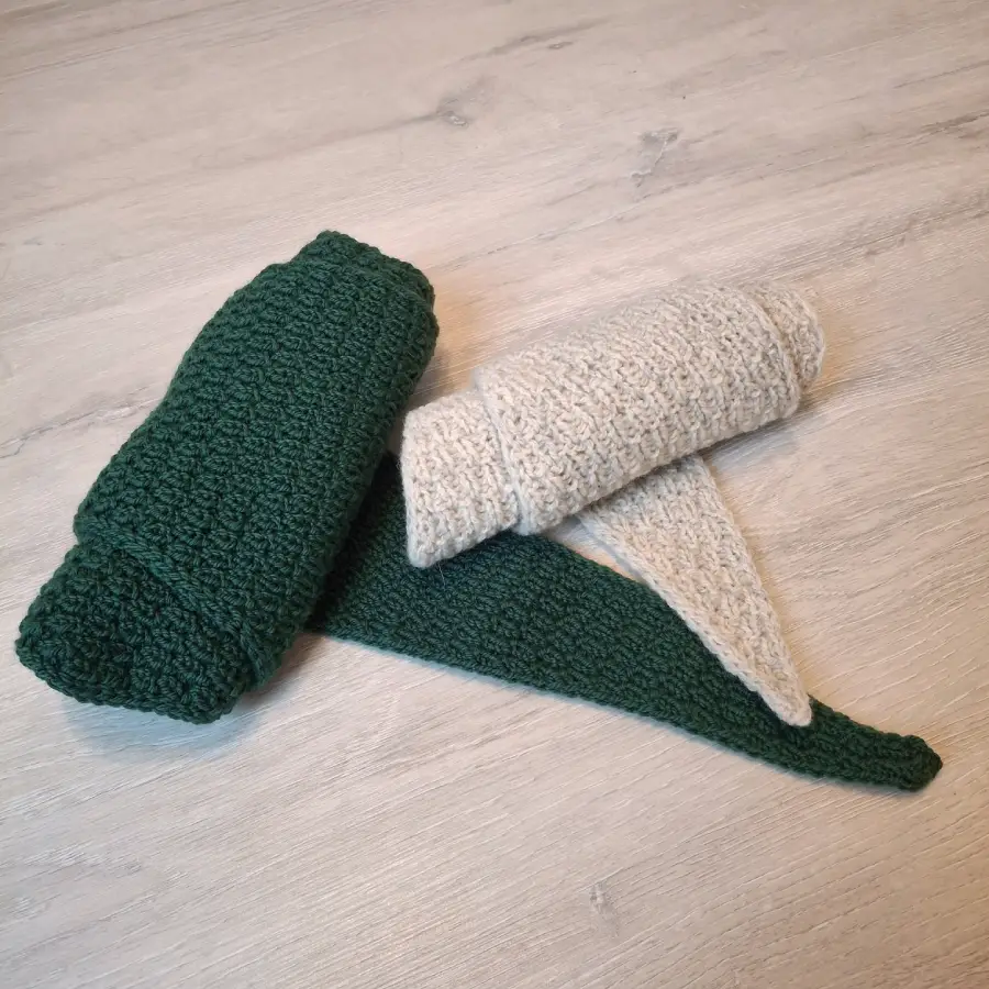 Mini Tuch Biggi Anleitung Strukturmuster verschiedene Größen Yuniku