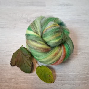 Merino aus Deutschland M;ini Batts grün Yuniku