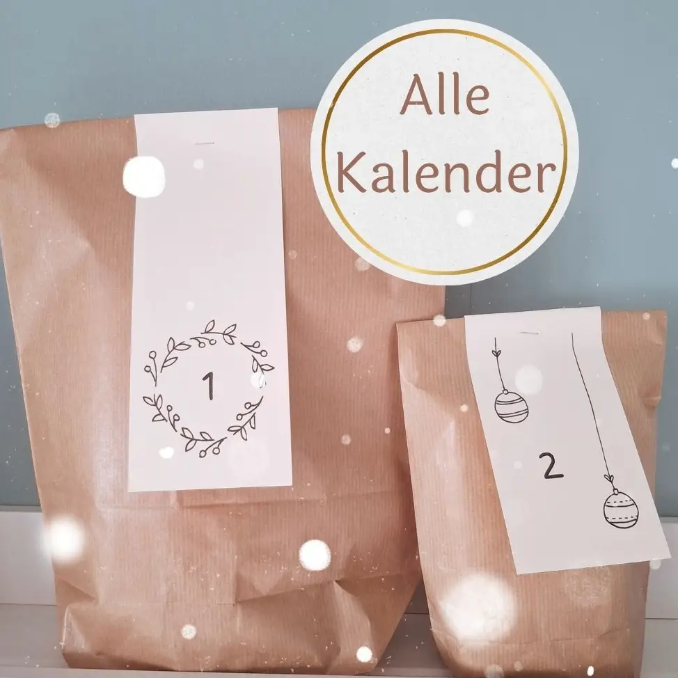 Adventskalender kreativ Wolle und Stoffe Yuniku