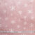 Schneeflocken rosa French Terry
