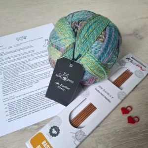 Strickset Socke Überraschung deutsche Wolle Albzauber crazy Yuniku